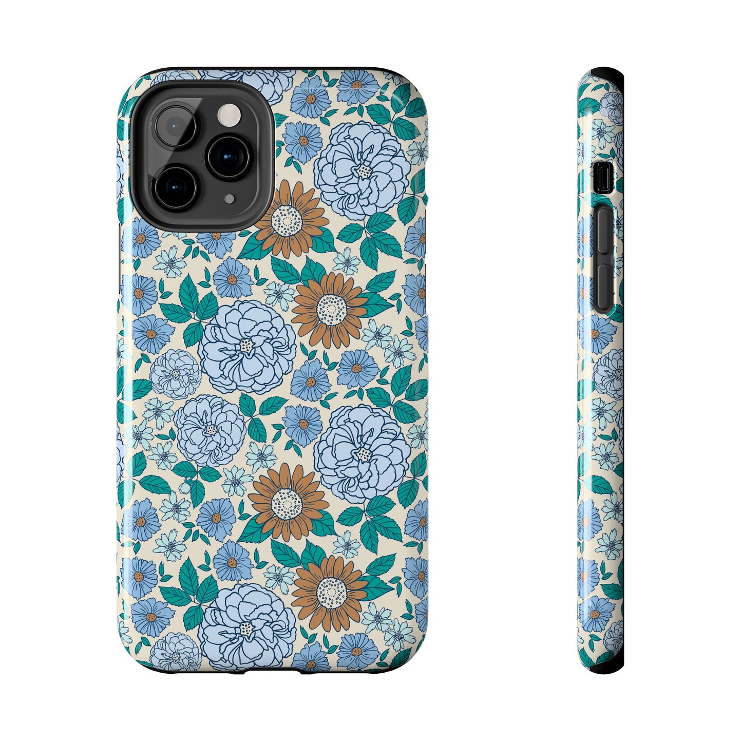 Blue Blooms Phone Case