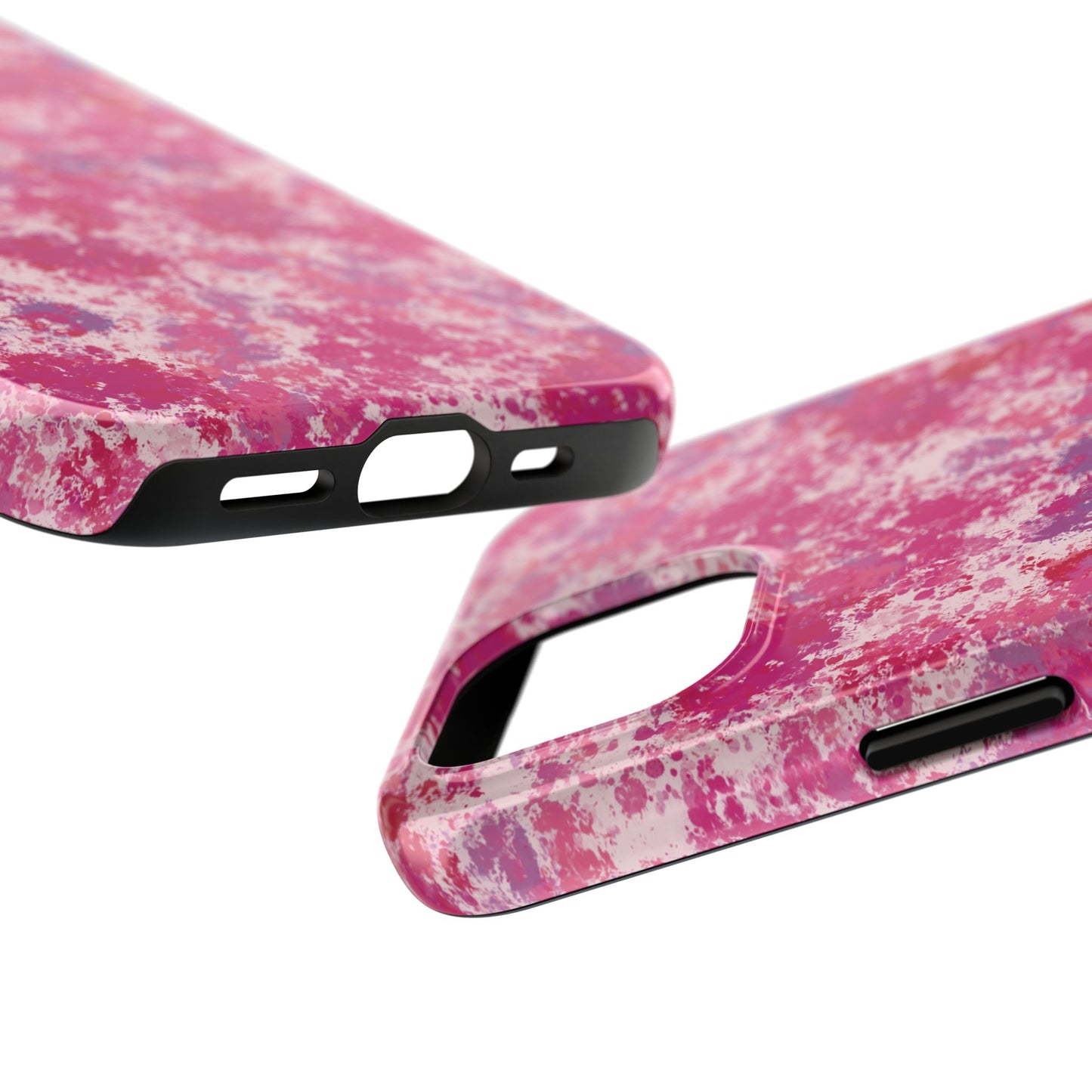 Pink Splatter Phone Case