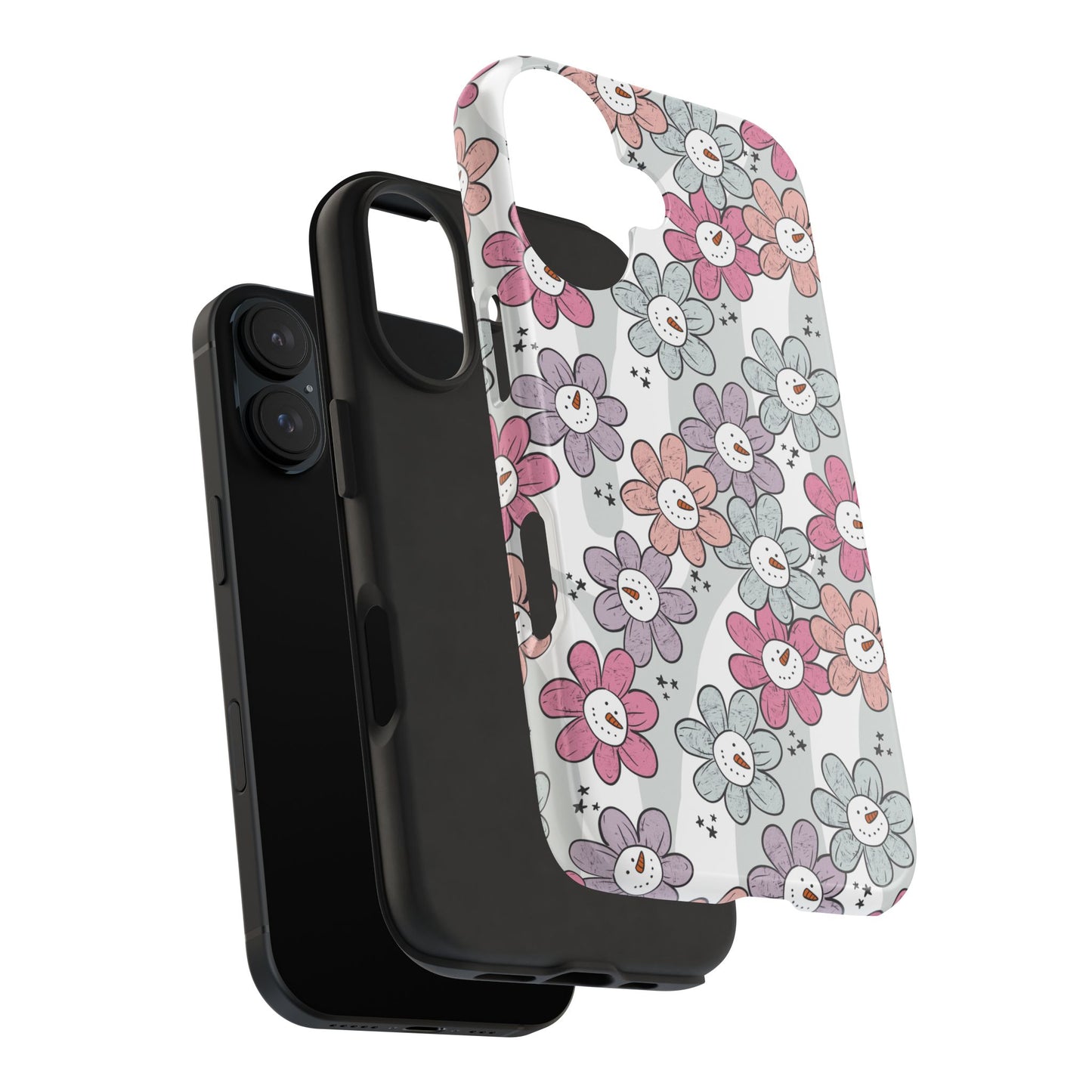 Floral Snowman Phone Case