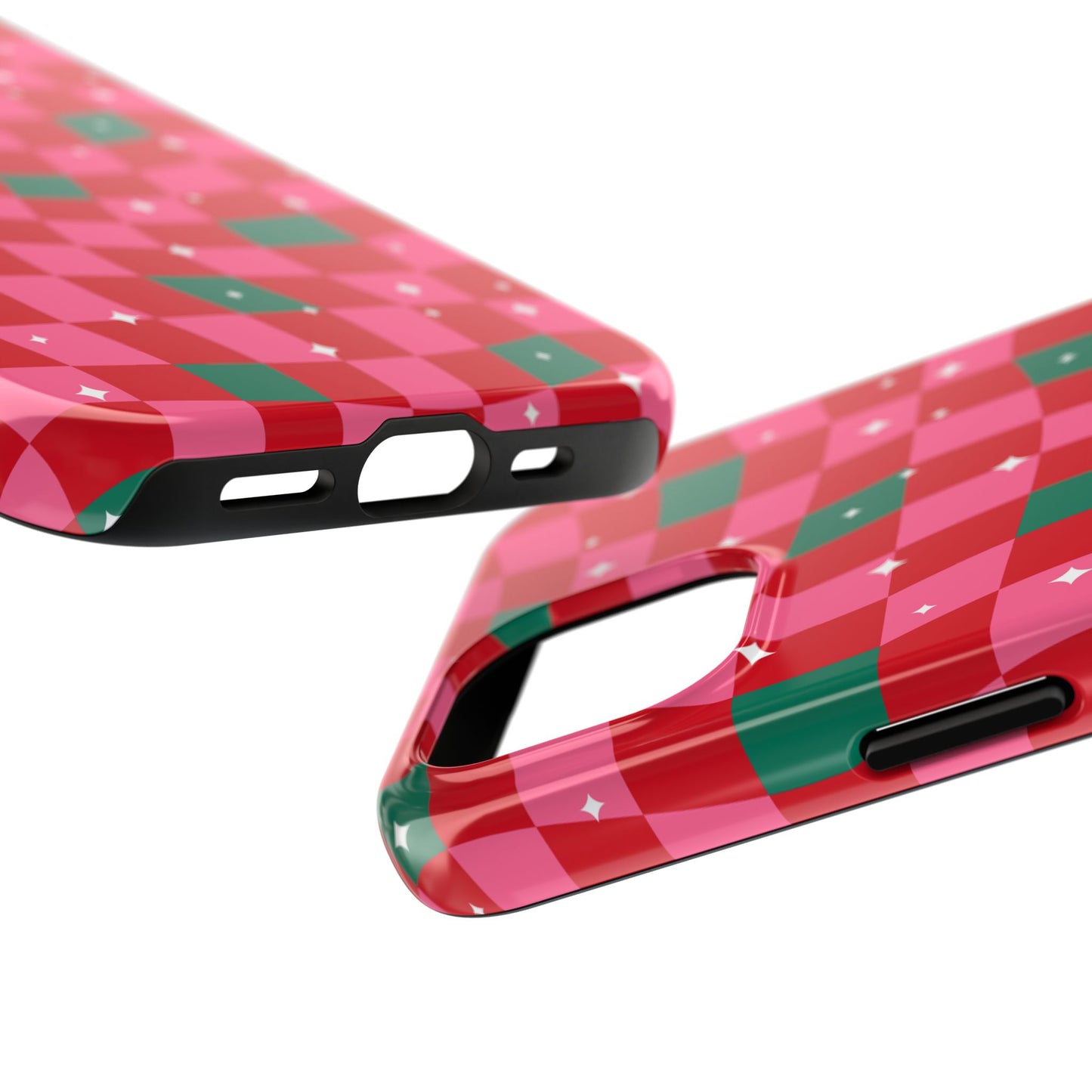 Christmas Wavy Checkered Phone case