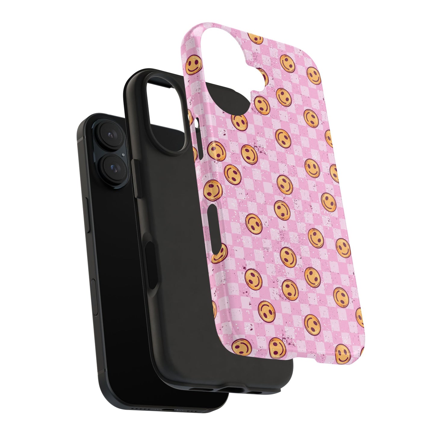 Pink Sketchy Smiles Phone Case