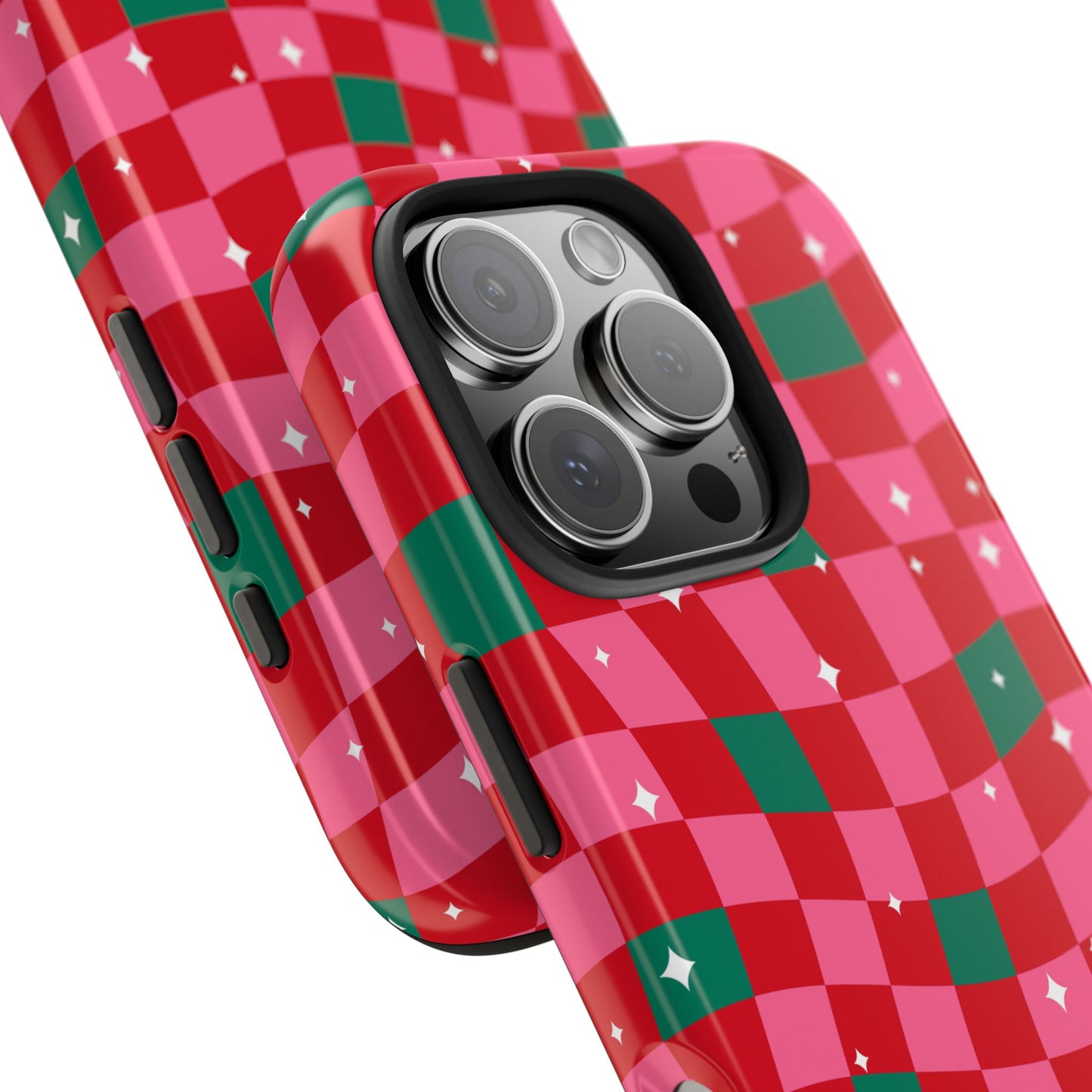 Christmas Wavy Checkered Phone case