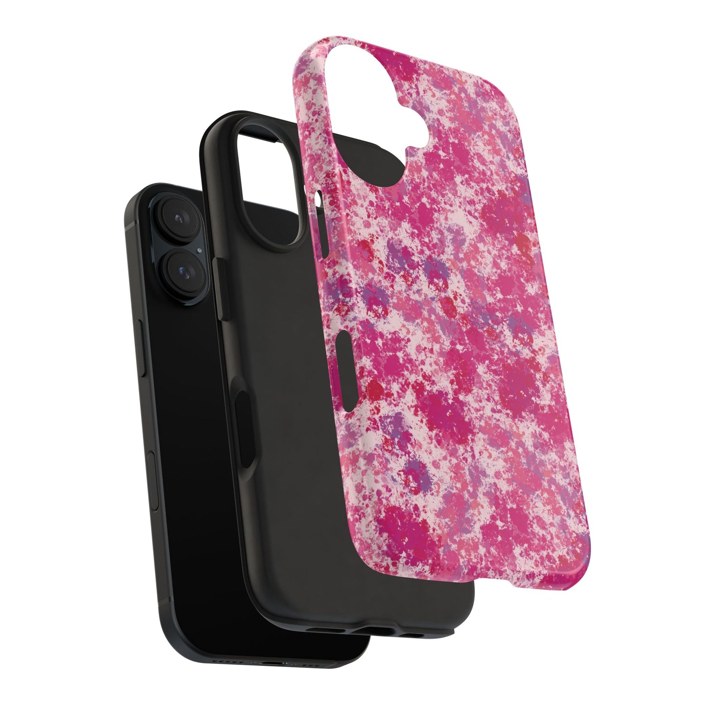 Pink Splatter Phone Case