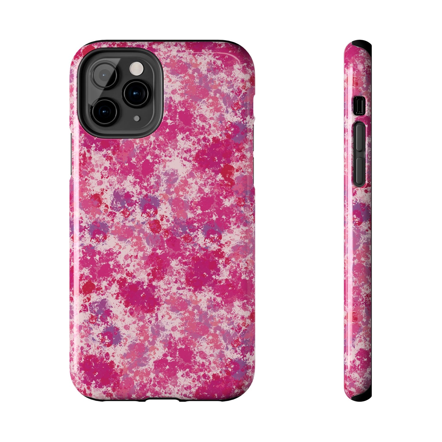 Pink Splatter Phone Case