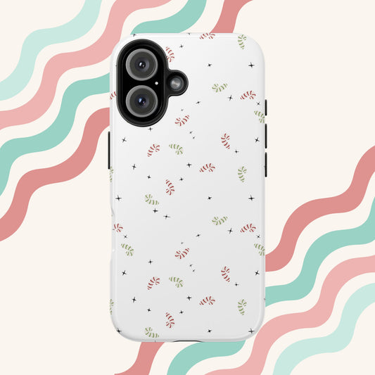 Simple Candy Canes Phone Case