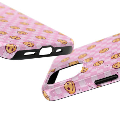 Pink Sketchy Smiles Phone Case