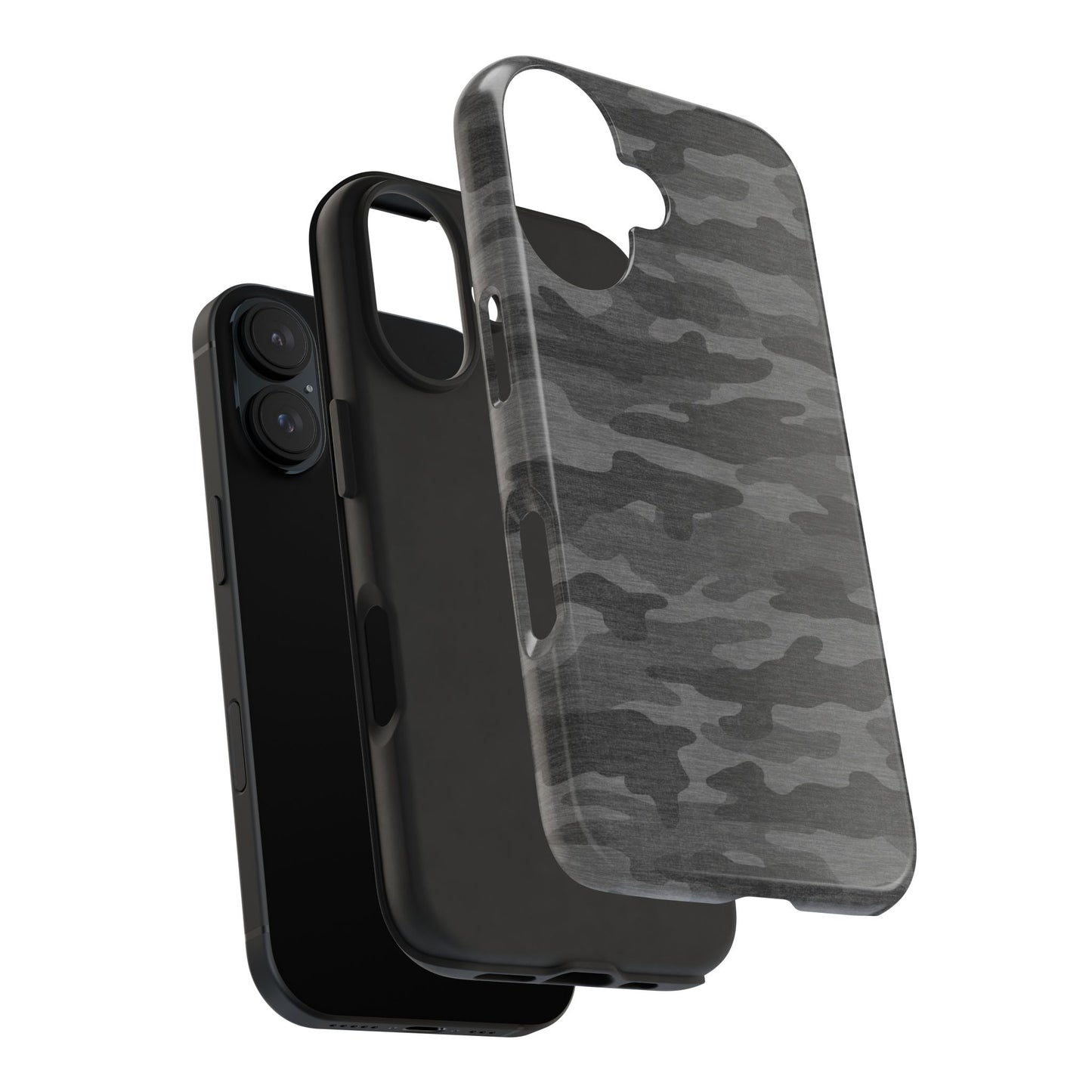 Gray Camo Phone Case