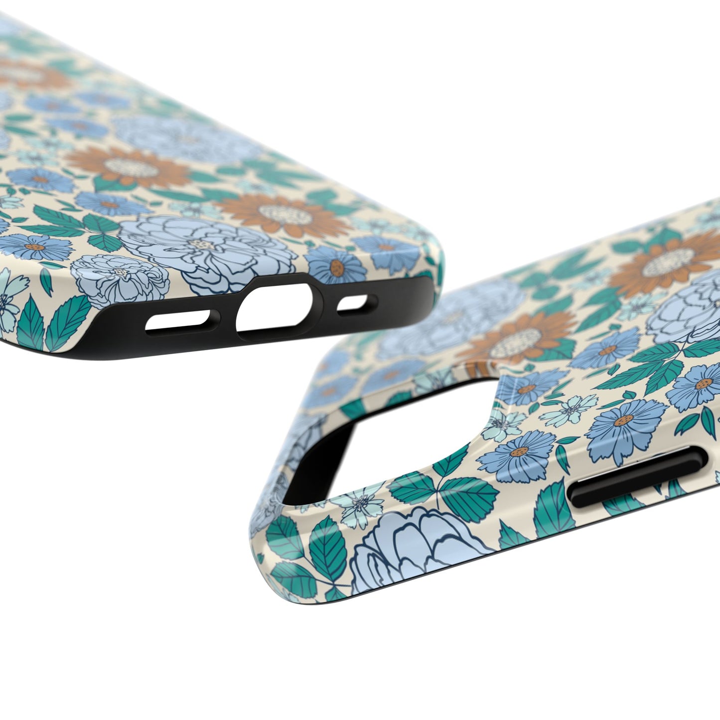 Blue Blooms Phone Case