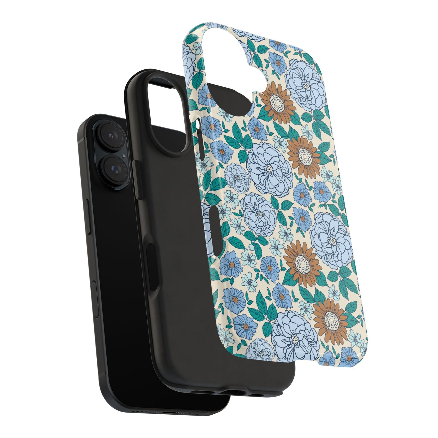 Blue Blooms Phone Case