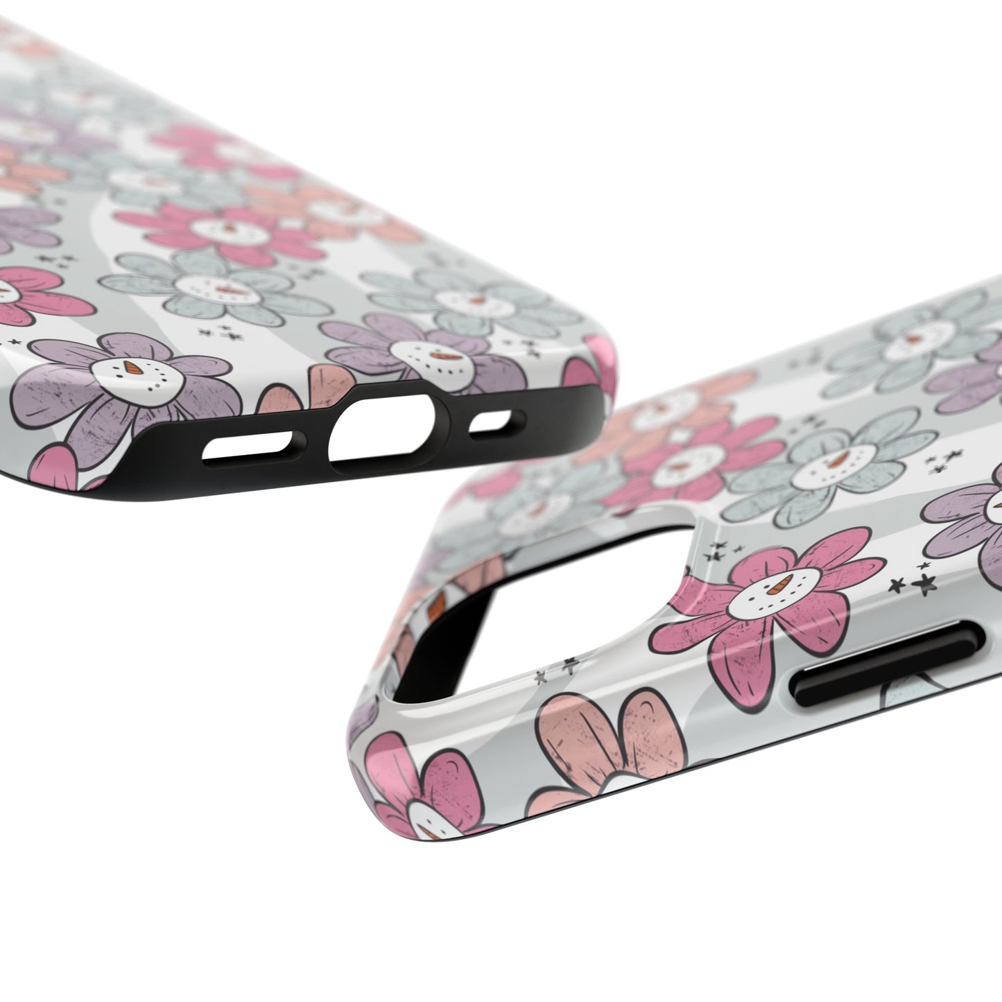 Floral Snowman Phone Case