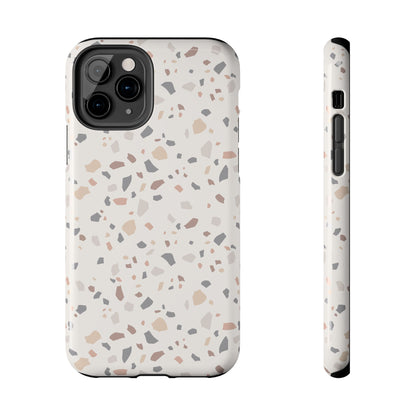 Neutral Terrazzo Phone Case