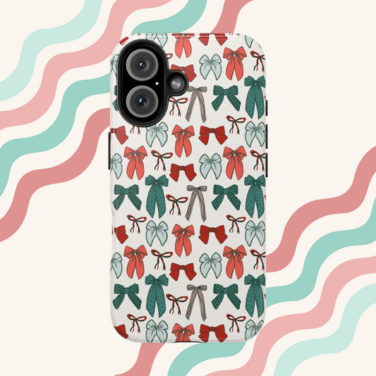 Christmas Bows Phone case