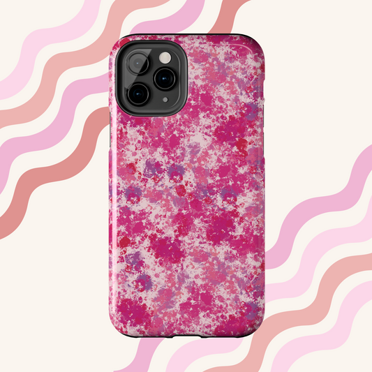 Pink Splatter Phone Case